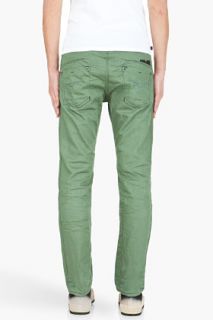 Diesel Green Darron Trousers for men