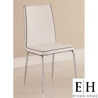 ETHAN HOME Matilda White Retro Modern Dining Chair (Set of 2