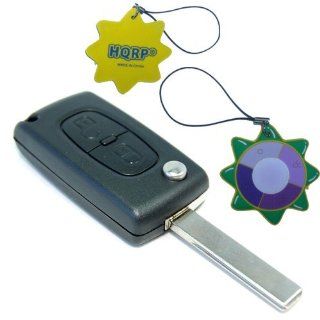 Key FOB Shell Remote Case w/ 2 Buttons compatible with Peugeot 107 207