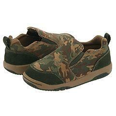 Stride Rite Riley Slip On (Infant/Toddler) Camo Print Suede