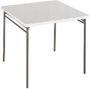 Cosco Products 14 134 WSP1 33" Square White Speckle Table