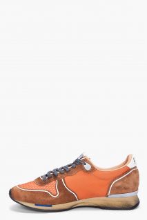 Golden Goose Rust Running Shoes for men
