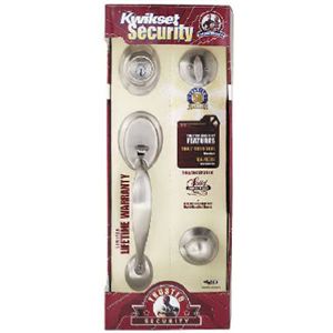 Kwikset 687DAXP 15 CP Nickel Dakota Single Deadbolt