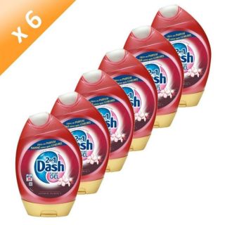 DASH 2en1 Lessive gel Pivoine & Jasmin 20 doses x6   Achat / Vente