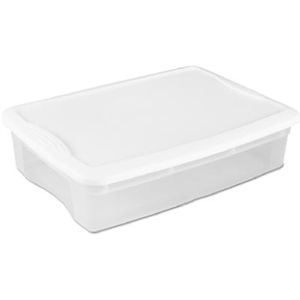 Sterilite 19568006 27QT Clear Stor Box, Pack of 6