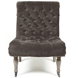 Duchess Warm Grey Accent Chair Today $492.99 Sale $443.69 Save 10%