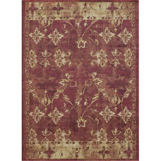 Emotions Red/ Multi Floral Rug (98 x 128)