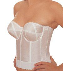 Bridal Smooth strapless bustier 38B/Ivory Clothing