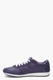 Diesel Navy Leather Pass On Sneakers for men