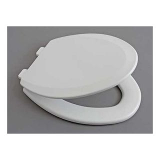 Approved Vendor 900 001 Toilet Seat, Elgonated, 18 29/32 In, White