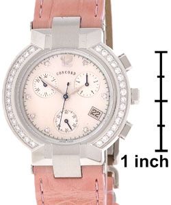 Concord La Scala Womens Diamond Chronograph Watch