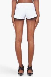 Y 3 White Swim Shorts for women