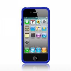 Mivizu Endulge Royal Blue Apple iPhone 4, 4S, 4GS Generation Silicone