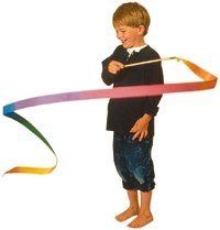 Twirling Ribbons   Large Rainbow Ribbons Toys & Games