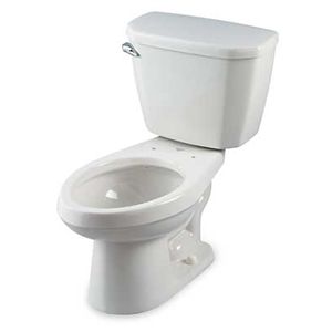 Gerber 21 512 Gravity Flush Toilet, Elongated Bowl