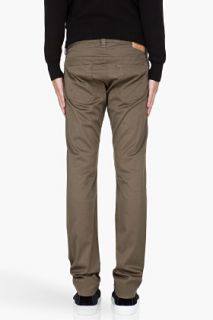 Diesel Olive Thanaz b Trousers for men