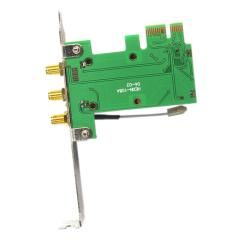 Mini PCI E to PCI E 3 Antenna Wi fi Wireless Adapter