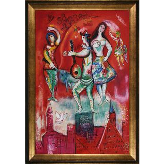 Marc Chagall Carmen Hand painted Framed Canvas Art