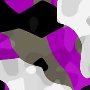 ArtScape 9 Purple Camouflage Pool Table Cloth Sports
