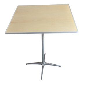 Bistro   Cocktail Table  Heavy Duty 36 Inch Square