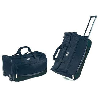 Overland Travelware 22 inch Rolling Carry On Upright Duffel Bag MSRP