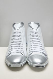 Swear  Grant 41 White/silver Leather Sneaker for men