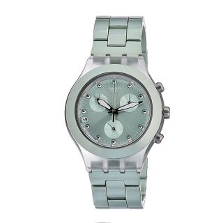 Swatch Unisex Full Blooded Aluminium Watch with Mint green Dial Today