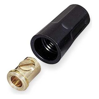 Ideal 30 222 Wire Connector, Set Screw, 22, Black, PK 100