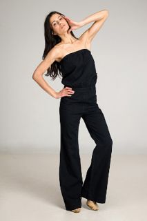 Ksubi  Black Strapless Jumpsuit for women