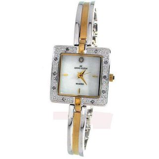 AK Anne Klein Womens Diamond Bracelet Watch