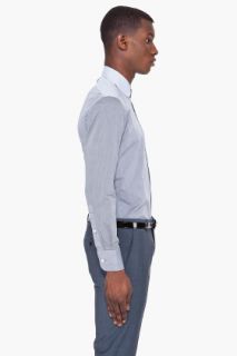 J. Lindeberg Grey Kennadie Poplin Shirt for men