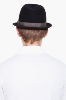 Rag & Bone Black Summer Fedora Hat for men