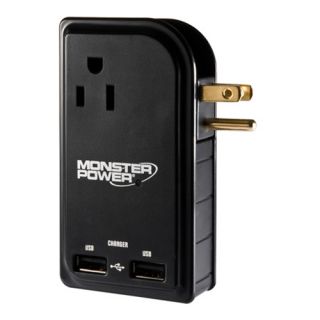 Monster Cable Outlets To Go MP OTG300 LTOP 5 Outlets Power Strip