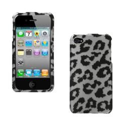 Premium iPhone 4/ 4S Black Leopard Protector Case