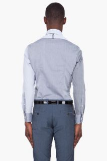 J. Lindeberg Grey Kennadie Poplin Shirt for men