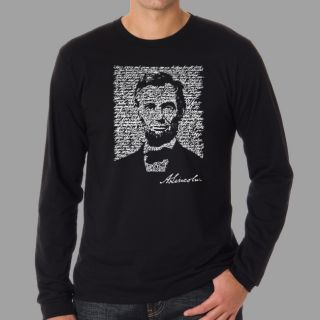 Los Angeles Pop Art Mens Abe Lincoln Long Sleeve T Shirt Today $19