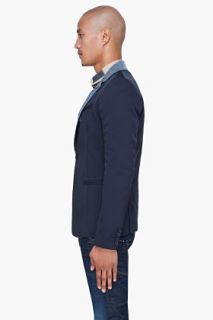 Diesel Navy Combo Jimeneo Blazer for men