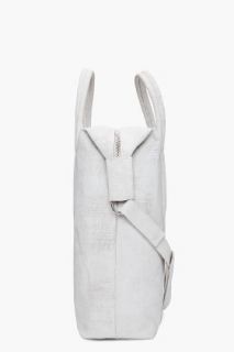 Maison Martin Margiela White Textile Travel Bag for men