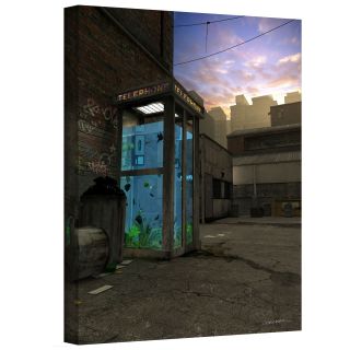 Art Wall Cynthia Decker Phone Booth Gallery Wrapped Canvas Today $