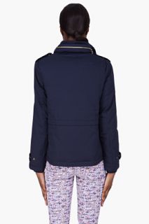 Marc By Marc Jacobs Navy Hooded Leo Jacket for women