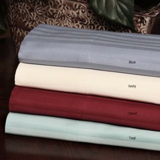 310 Thread Count Combed Cotton Sateen Stripe Sheet Set