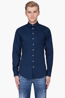 Dsquared2 Navy Mao Carpenter Shirt for men