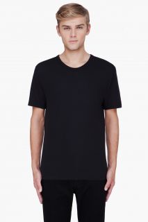 T By Alexander Wang Black Classic Crewneck T shirt for men