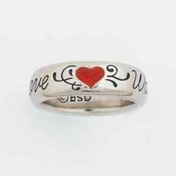Love Waits w/Heart Purity Ring Size Small (6) Jewelry