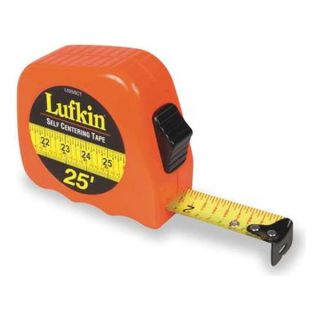 Lufkin L525SCTMP Measuring Tape, Orange, 25 Ft, Center Point