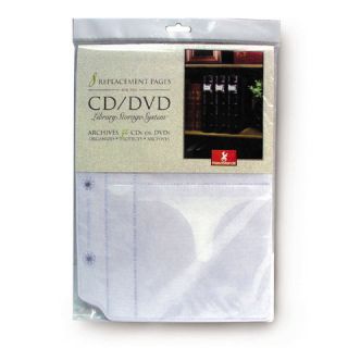 Large CD/ DVD Storage Binder System (Pack of 6)