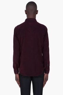 Diesel Burgundy Svarog Rs Shirt for men