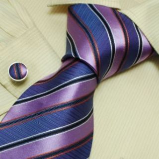 Purple Striped Designer Ties for Men Blue Striped Discount