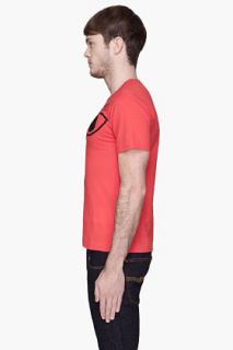 Comme Des Garçons Play  Red Black Eyes Logo T shirt for men