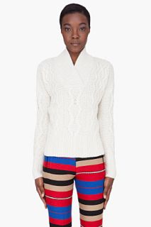 Theory Ivory Alpaca Cristin Luena Sweater for women